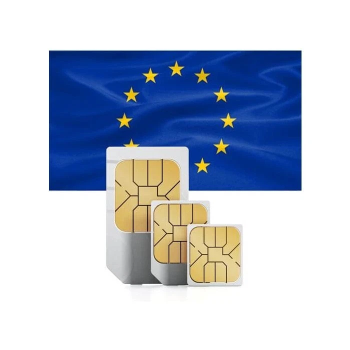 Reise Prepaid SIM Karte für Europa und Schweiz 20 GB für 14 Tage + unl. Anrufe - Bild 1 von 1