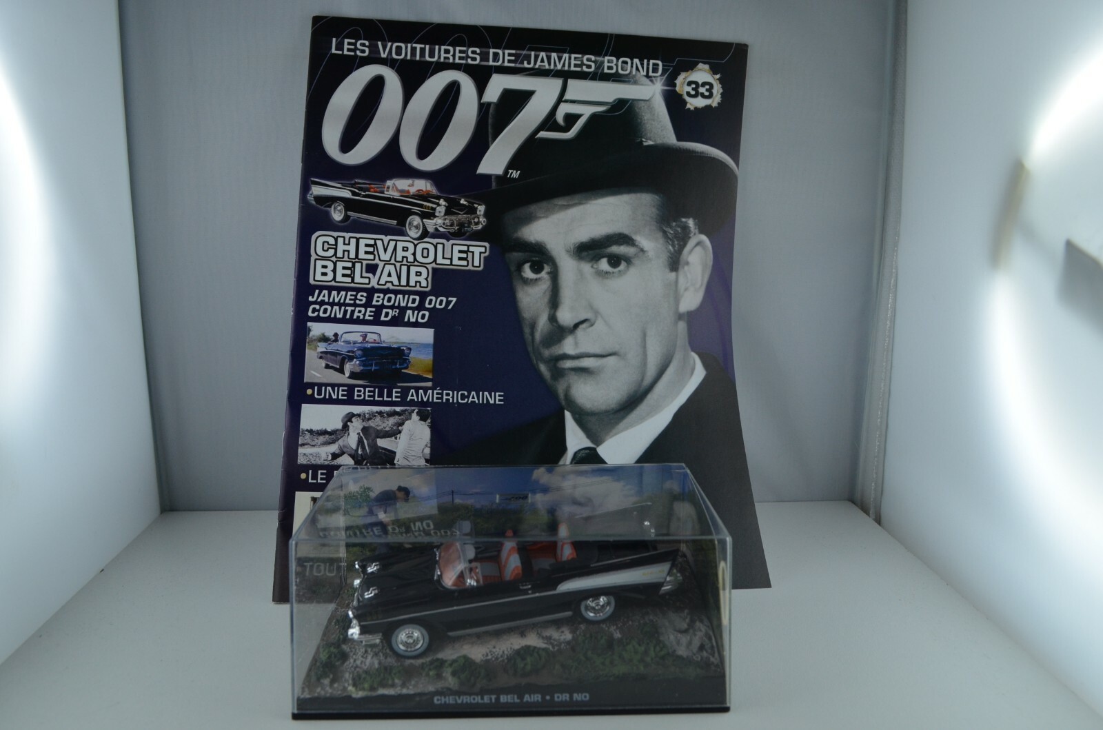 Chevrolet Bel Air N°33 James Bond Miniature 007 James Bond Contre Docteur No