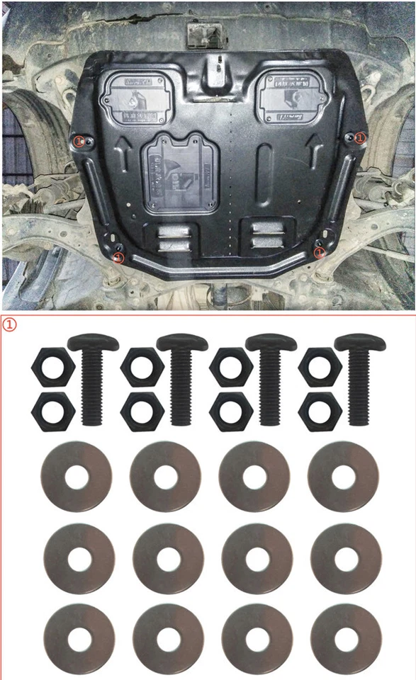 Protector antióxido debajo de la cubierta del motor para Honda CR-V 2012-2014 2,0 L/2,4 L EE. UU. Foto 3 de 4