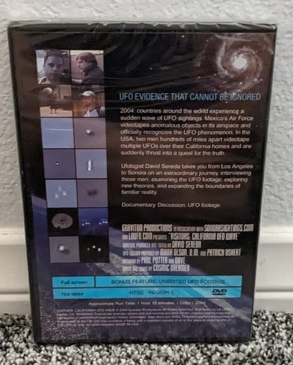Visitors California UFO Wave DVD David Sereda Extraterrestrials