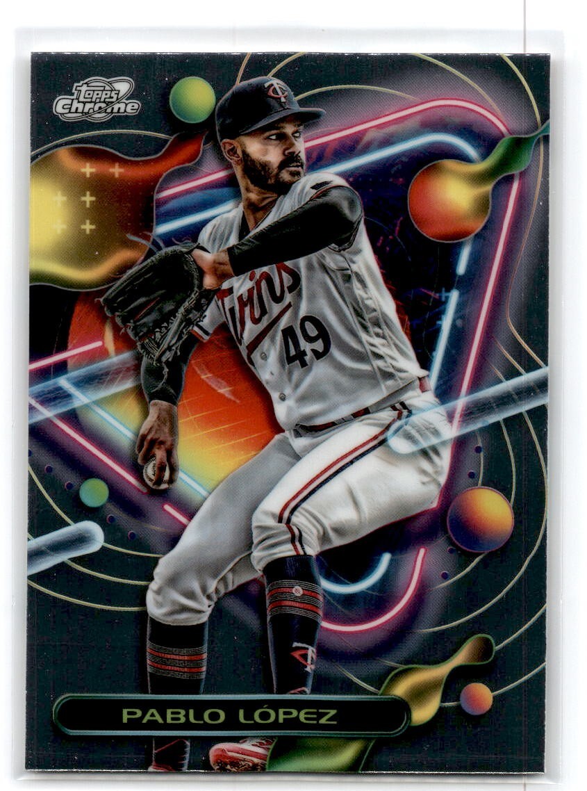 2023 Topps Chrome Cosmic Pablo Lopez #183 Twins
