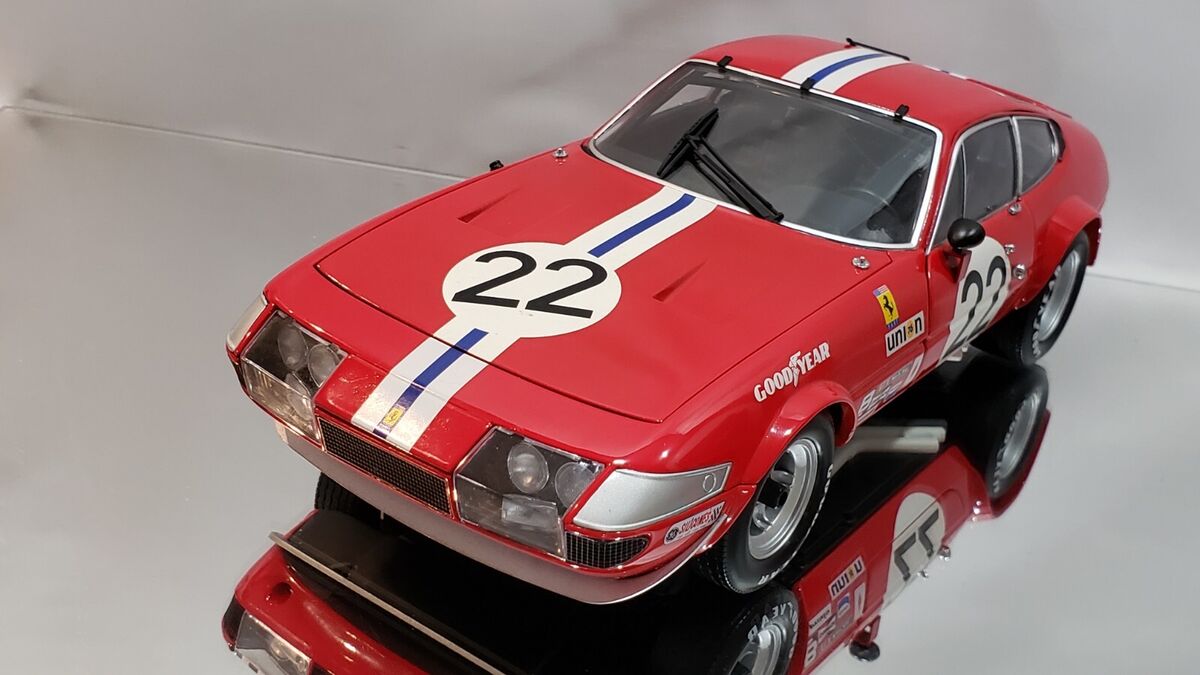 1/18 KYOSHO FERRARI 365 GTB4 DAYTONA COMPETIZIONE RACE CAR 1/18 KYOSHO FERRARI 365 GTB4 DAYTONA COMPETIZIONE RACE CAR