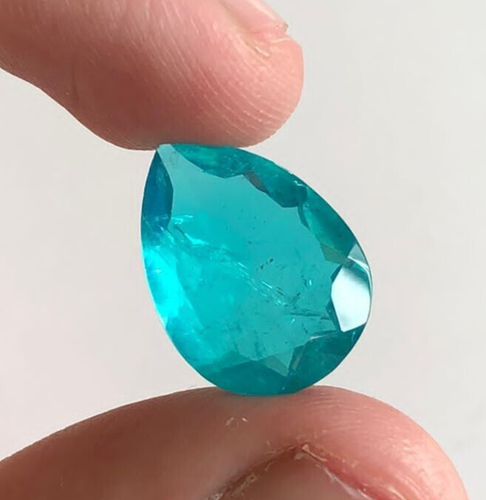 18x14 MM Paraiba Tourmaline, Top Quality paraiba tourmaline Doublet Gemstone - Picture 4 of 5