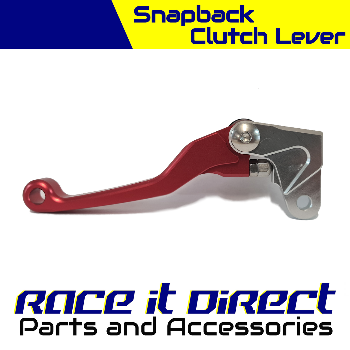 Snap Back Adjustable Clutch Lever for Honda CR 250 R 1992-2003 Red