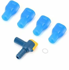 4 or 1 Valve Replacement 90 Degree Silicone Mouthpiece Set For Camelback