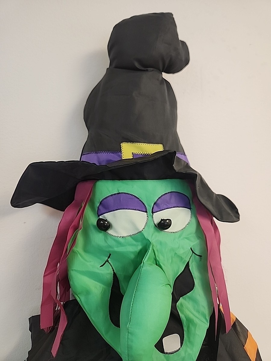 VTG Halloween 3D Windsock Witch 47