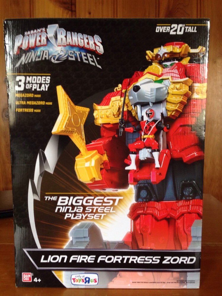 power rangers ninja steel lion fire fortress zord