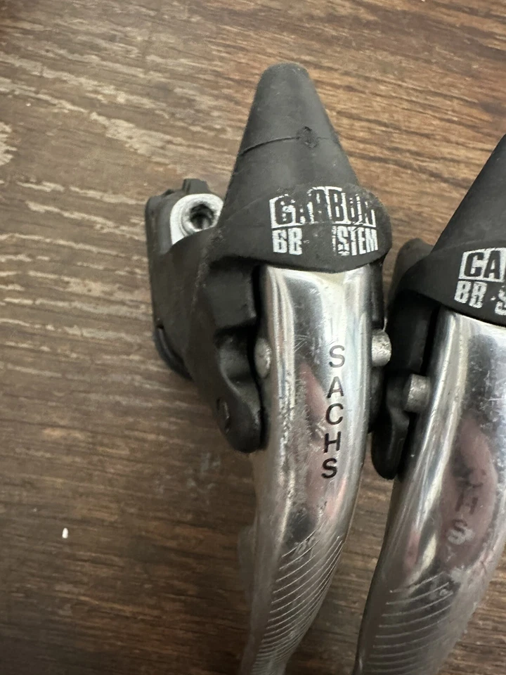 Vintage Sachs EARLY 8 Speed Ergo Levers ReBUILT New Hoods #ERG22 - Image 4 of 4