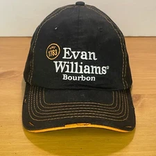 Evan Williams Bourbon Distressed Strapback Baseball Cap Hat