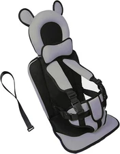 Toddler Travel Suitcase Seat with Safety Anti-Slip Rope,Ride on Gray 