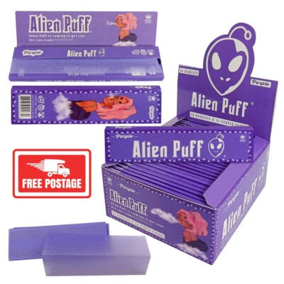Alien Puff King Size LILA Blättchen (VERSANDKOSTENFREI)