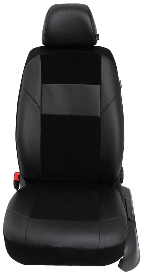 Seat covers car protective covers black suitable for Citroën C3 Laguna Megane Trafic - Image 4 of 4
