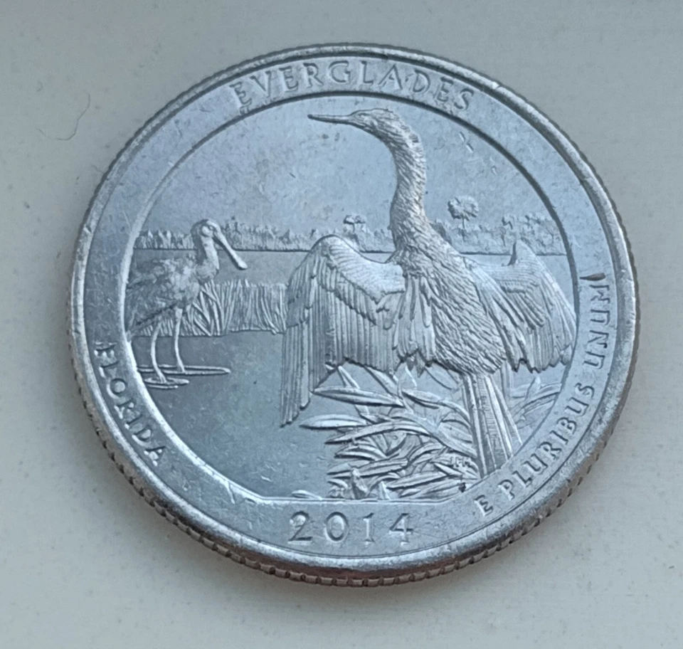 2014 Florida Everglades Error Quarter Mint Mark P - Image 2 of 4