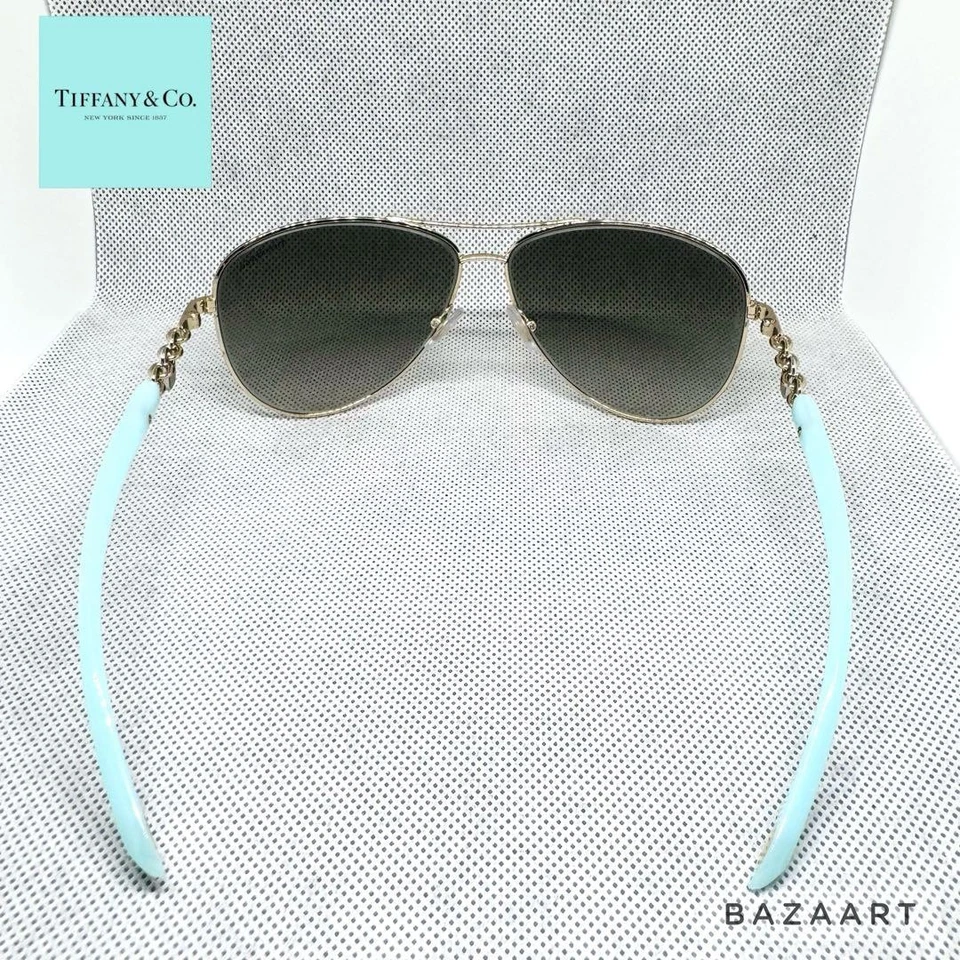 Gafas de sol Tiffany & Co. Tiffany TF3034 llave dorada Foto 3 de 4