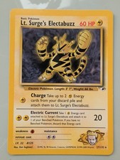 Pokemon - Lt. Surge's Electabuzz (27) - 027/132 - Gym Heroes - Rare - Non-Holo