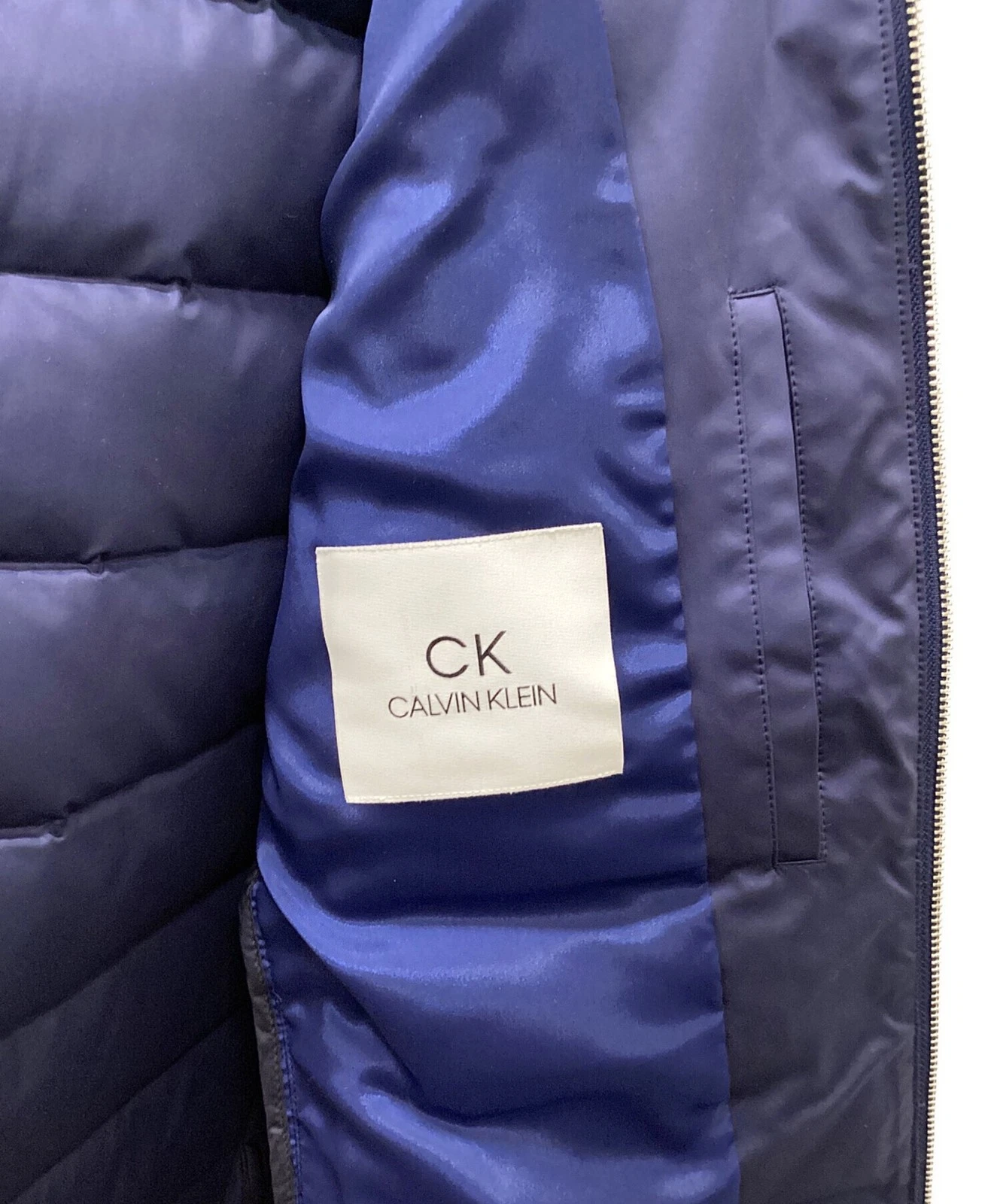 Calvin Klein Down Jacket Men's Size 36 Navy image 8