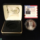 0.999 Fine Silver 1 tr oz Round - World Trade Center Commemorative with a box