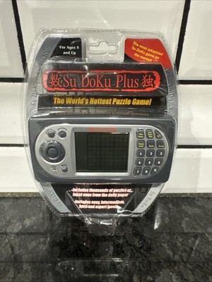 NEW Sudoku Su Doku Plus Handheld Electronic Puzzle Game