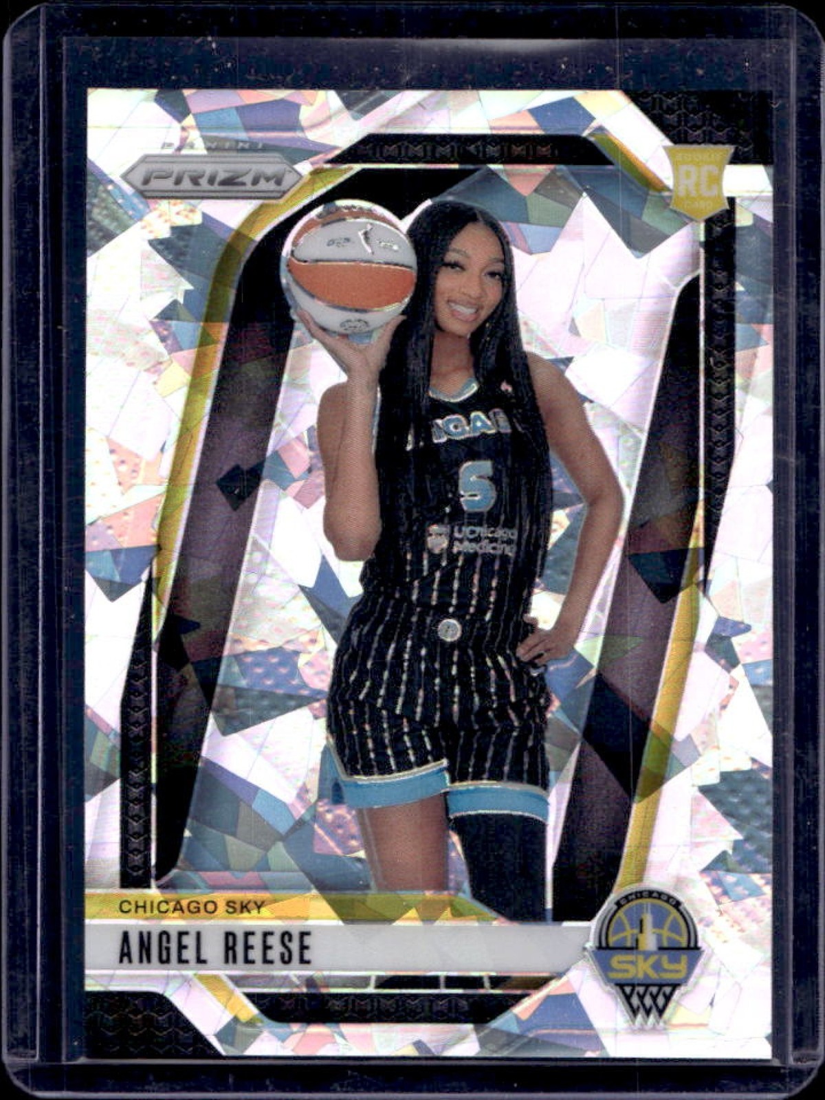 2024 Panini WNBA Prizm Angel Reese RC Ice Rookie #147 Sky