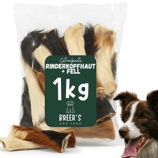 Rinderkopfhaut mit Fell für Hunde getreidefr...