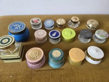 Lot Of 15 Gorgeous Vintage Avon Pots - Parfume Creme - Decorative Glass
