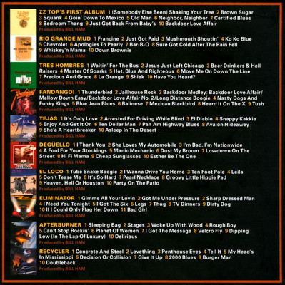 ZZ TOP - THE COMPLETE STUDIO ALBUMS 1970-1990 NEW CD