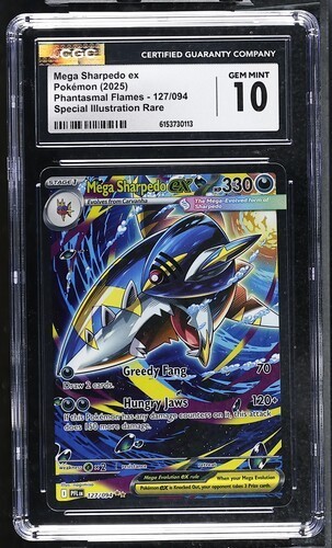 Mega Sharpedo ex graded CGC 10 for sale on eBay