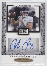 2021 Sage Premier Draft Auto Peyton Ramsey #A73 Auto 0rm6