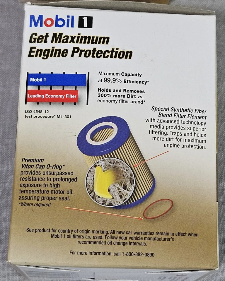 Lot 12 Mobil 1 Oil Filter M1C-153 Mazda 3 5 6 CX-7 Ford Escape Mercury Milan - Image 4 of 4