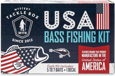 Mystery Tackle Box Freshwater Largemouth and Smallmouth Bass Lures Fishing Kit