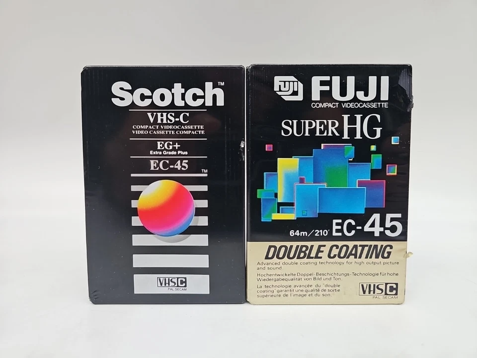 VHS-C 6 Kassetten Konvolut Scotch Basf Fuji Neu Leerkassetten - Bild 4 von 4