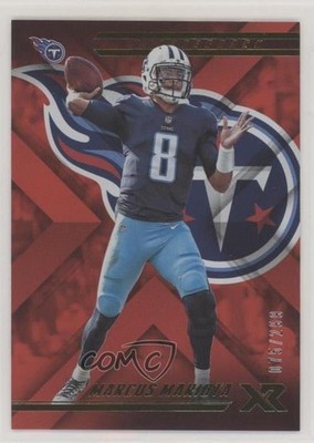 2018 Panini XR Red 75/299 Marcus Mariota #35 0q1p