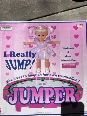 Vintage Anita Dolls Jumper Doll Who Jumps On Trampoline 1995 Amc Toys