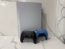 Sony PlayStation 5 White Disc Console with 2 Controllers