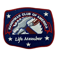 Handyman Club Of America Life Member Patch Large 6 inch
