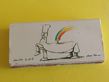 Vintage Matchbox Cartoon: OURS Holiday Caterer