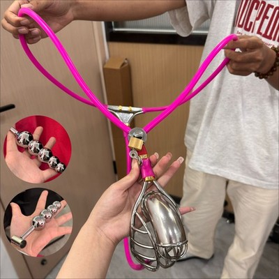 Herren Keuschheitskäfig Keuschheitsgürtel Lock Chastity Belt Unterwäsche Höschen