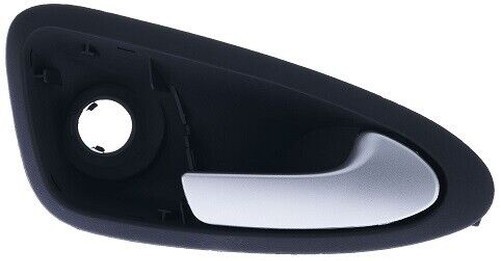 Innere VordertüRgriff FüR Seat Ibiza 2012-2016 Schwarz Mit Hebel Silber-image