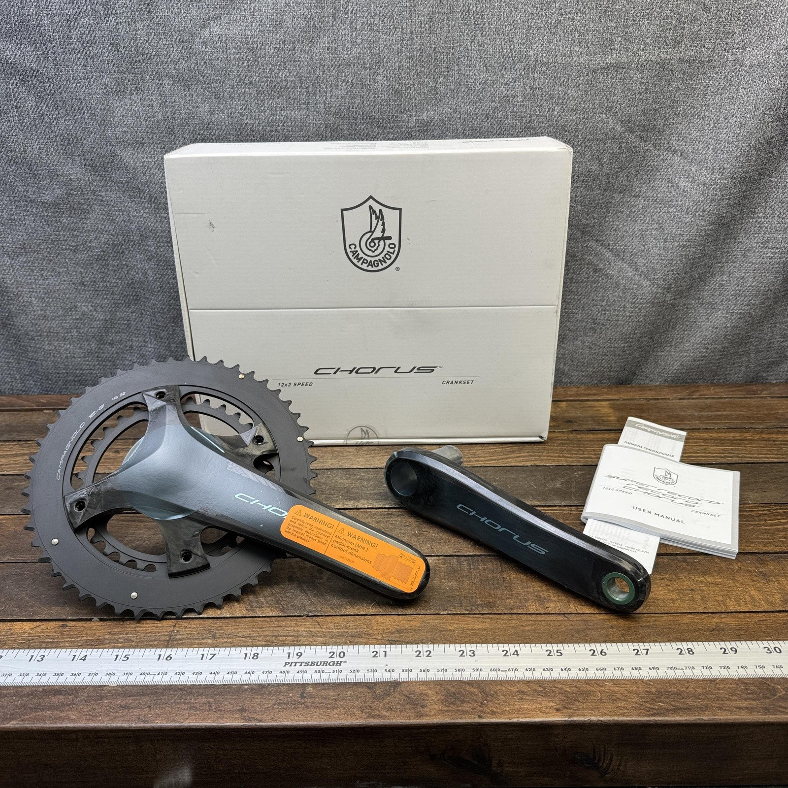 Campagnolo Chorus 12s Ultra Torque Crankset 172.5mm 32/48T R