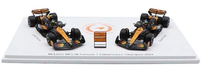 Spark Y418 McLaren MCL38 F1 Constructors World Champions 2024 Set - 1/64 Scale - Image 4 of 4