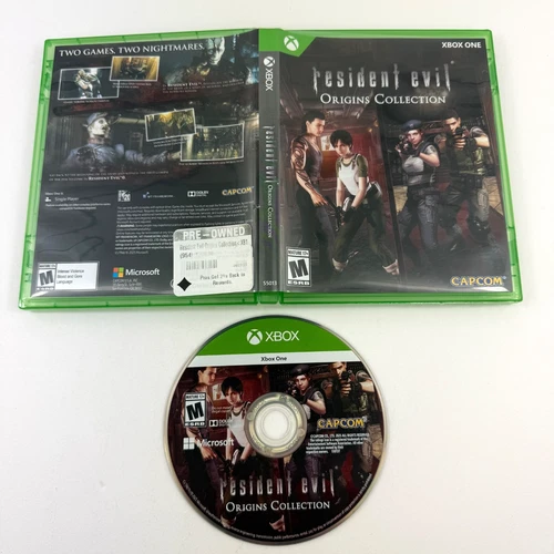 Resident Evil Origins Collection Game for Microsoft Xbox One Works Complete CiB!