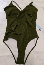 1 piece Womems green swimsuit size XL