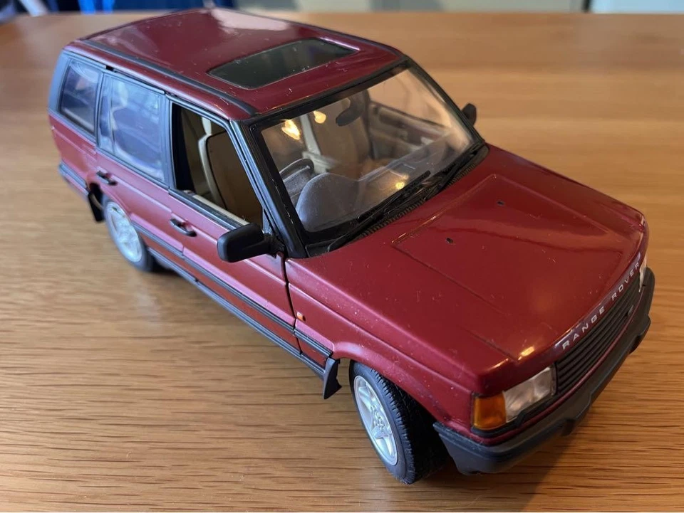 Auto Art 1/18 Land Rover Range Rover 46HSE Rioha Rojo Diecast Modelo Pro Foto 4 de 4