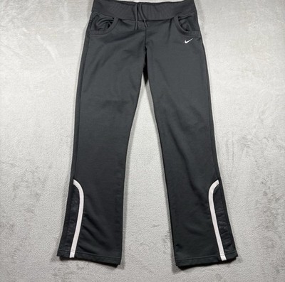 Vintage Nike Track Pants Women's M Gray Loose Fit Baggy 90s #2578