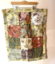 Garden patchwork pillow sham standard cottagecore floral country prairie