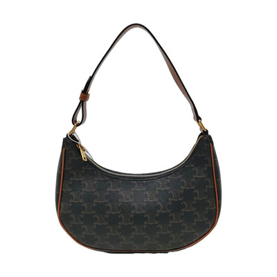 CELINE AVA Shoulder bags Leather Brown Free Shipping | Duties Paid