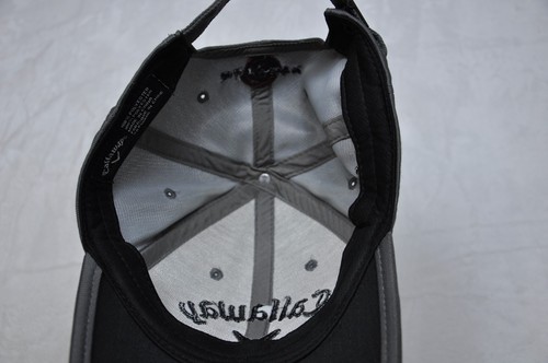Callaway Hat Cap Strap Back Mens Gray Golf X Hot HEX Black Tour Odyssey Logo - Picture 6 of 7