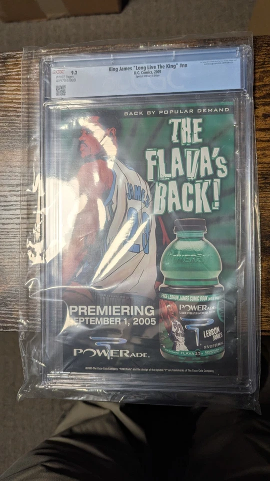 LeBron James DC Comic KING JAMES: LONG LIVE THE KING #1 MILITARY EDITION 9.2 CGC - Image 3 of 3
