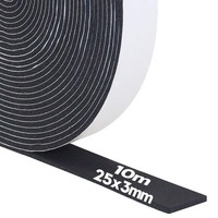 Dichtungsband Selbstklebend Moosgummi 25Mm X 3Mm Wetterfest 10M TüR Fenster