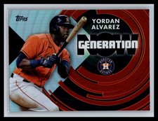 2022 Topps Baseball #GN-15 Yordan Alvarez Generation Now Houston Astros